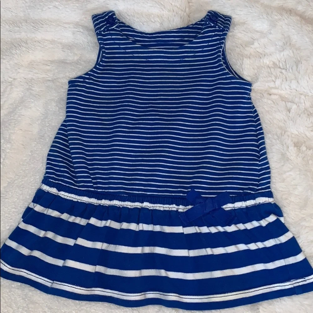 Baby Gap Blue stripe Dress 3-6 mos tank sundress
